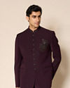 Manyavar Men Royal Maroon Jodhpuri Suit