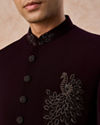 Manyavar Men Royal Maroon Jodhpuri Suit