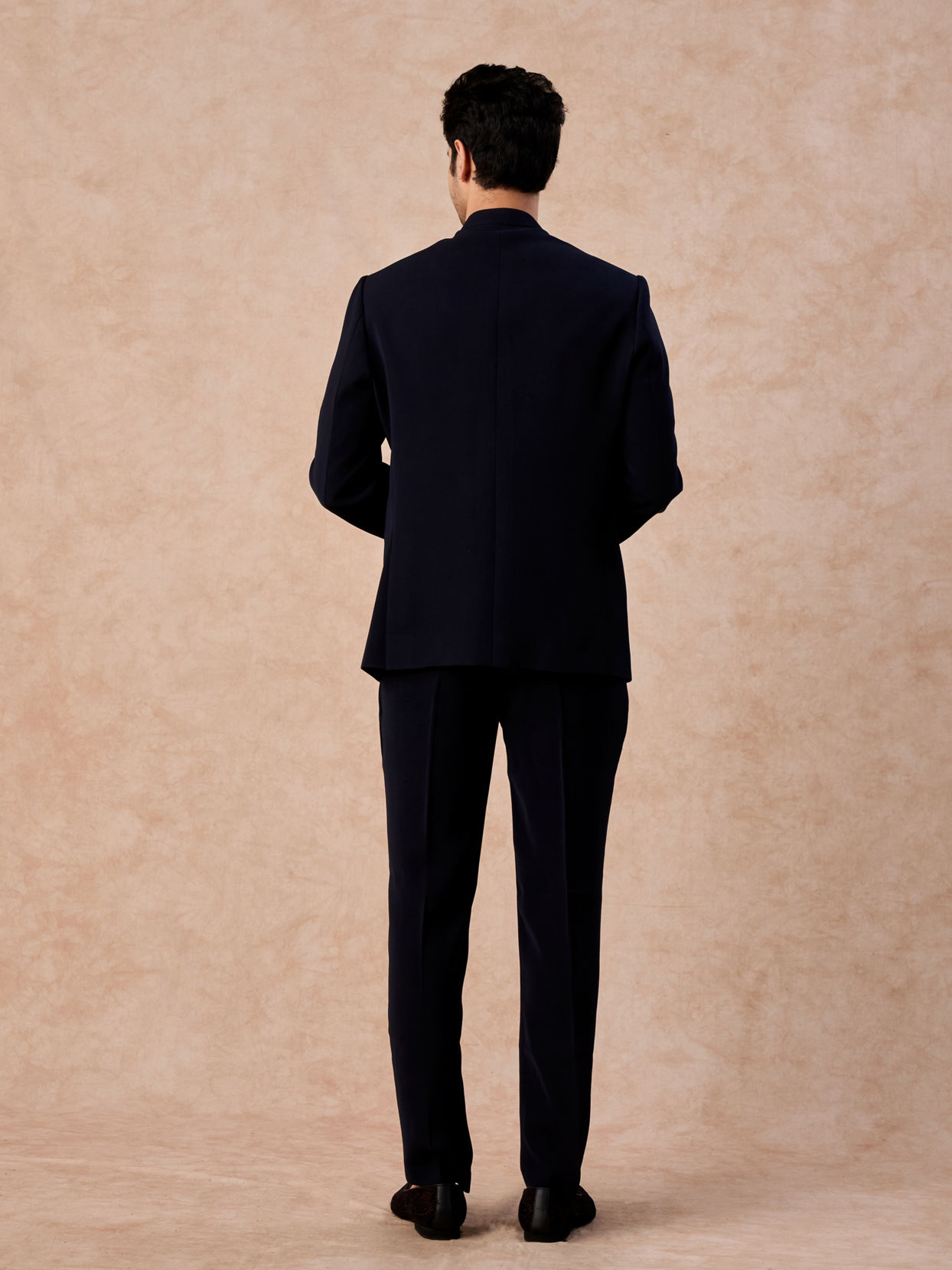 Manyavar Men Royal Blue Intrigue Jodhpuri Suit