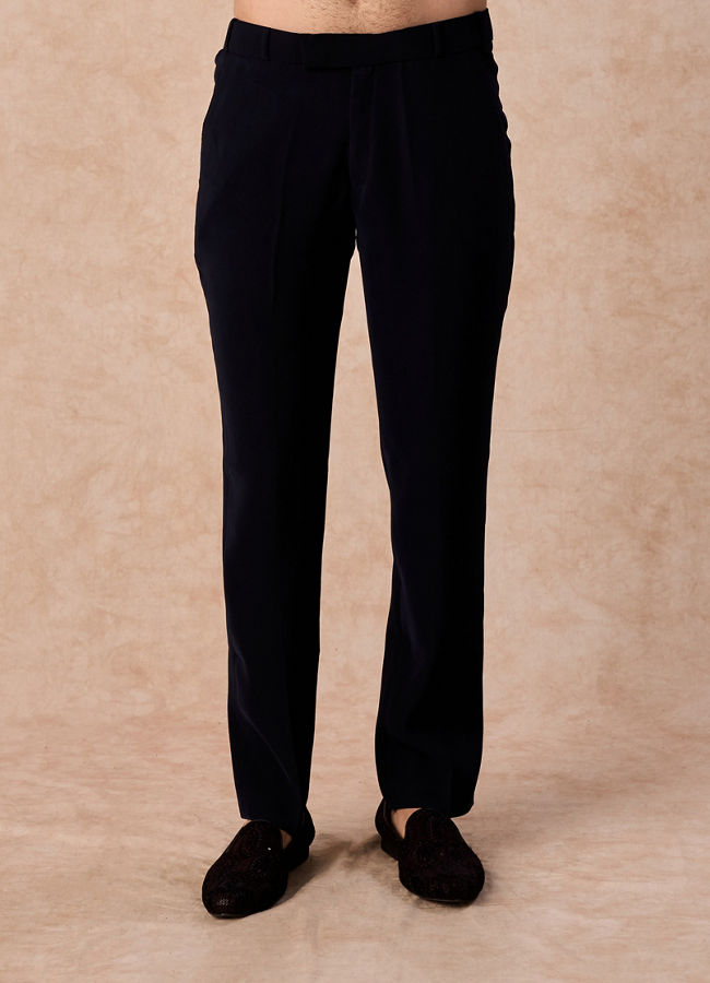 Manyavar Men Royal Blue Intrigue Jodhpuri Suit