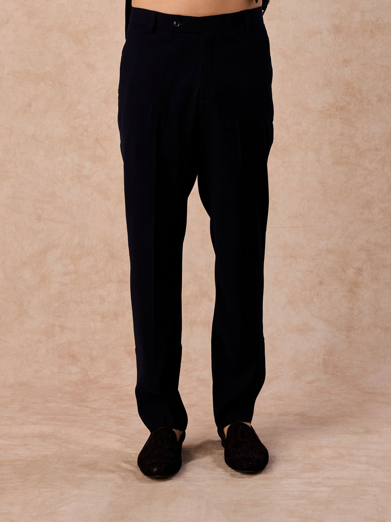 Manyavar Men Elegant Blue Jodhpuri Suit