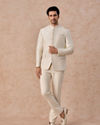 Manyavar Men Elegant Cream Jodhpuri Suit