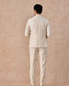Manyavar Men Elegant Cream Jodhpuri Suit