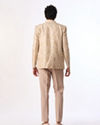 Manyavar Men Exquisite Beige Open Jodhpuri Suit