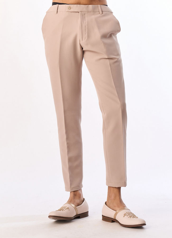 Manyavar Men Exquisite Beige Open Jodhpuri Suit