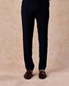 Manyavar Men Velvety Charm Dark Blue Open Jodhpuri Suit