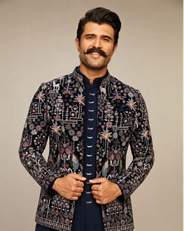 jodhpuri dress for men Buy Velvety Charm Dark Blue Open Suit Online Size (US):6.5W Crafted with meticulous attention SID-STD14857PB Crochet Baby Dress Pattern,