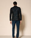 Manyavar Men Vijay's Emerald Green Velvet Embroidered Jodhpuri Suit