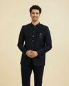 Manyavar Men Majestic Blue Jodhpuri Suit