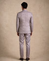 Manyavar Men Purple Blended Rayon Jodhpuri Suit