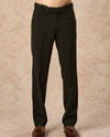 Manyavar Men Olive Green Knit Jodhpuri Suit with Pocket Square