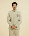 Manyavar Men Regal Pista Jodhpuri Suit