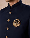 Manyavar Men Blue Majestic Elegance Jodhpuri Suit