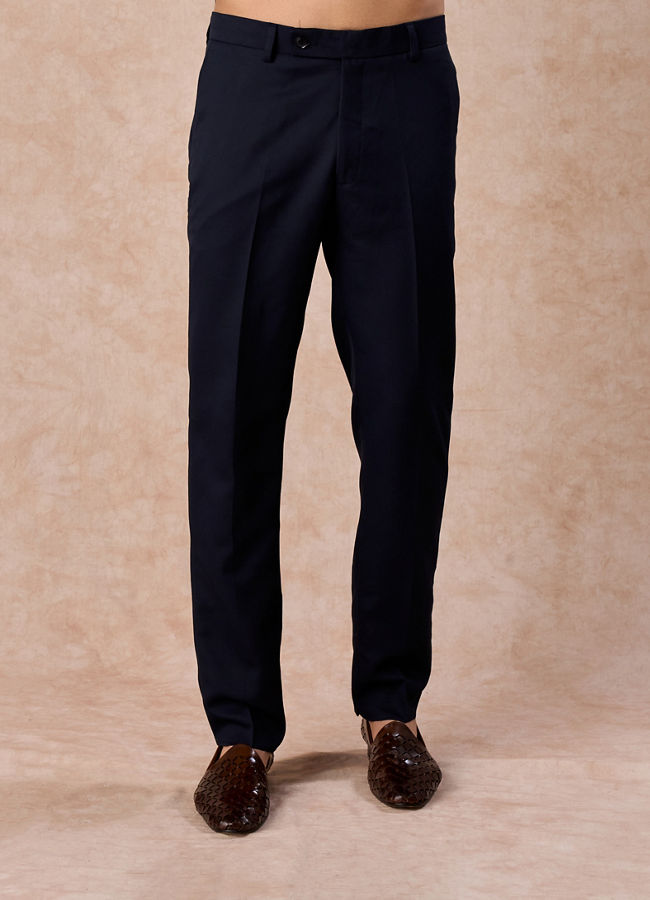 Manyavar Men Blue Majestic Elegance Jodhpuri Suit