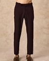 Manyavar Men Wine Blended Rayon Jodhpuri Suit