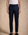 Manyavar Men Blue Blended Rayon Jodhpuri Suit with Embroidery