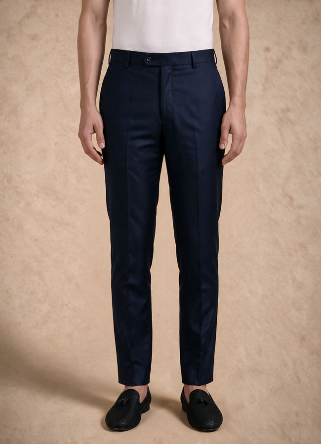 Manyavar Men Blue Blended Rayon Jodhpuri Suit with Embroidery