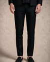 Manyavar Men Black Blended Rayon Jodhpuri Suit with Embroidery