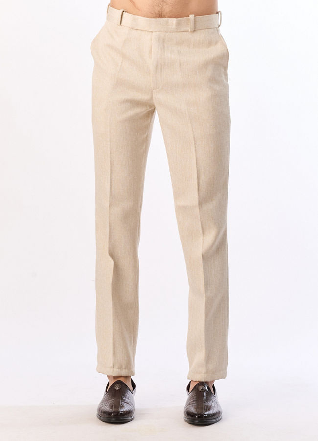 Manyavar Men Beige Art Silk Jodhpuri Suit with Embroidery