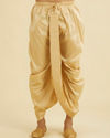 Manyavar Men Fawn Festivity Dhoti image number 0