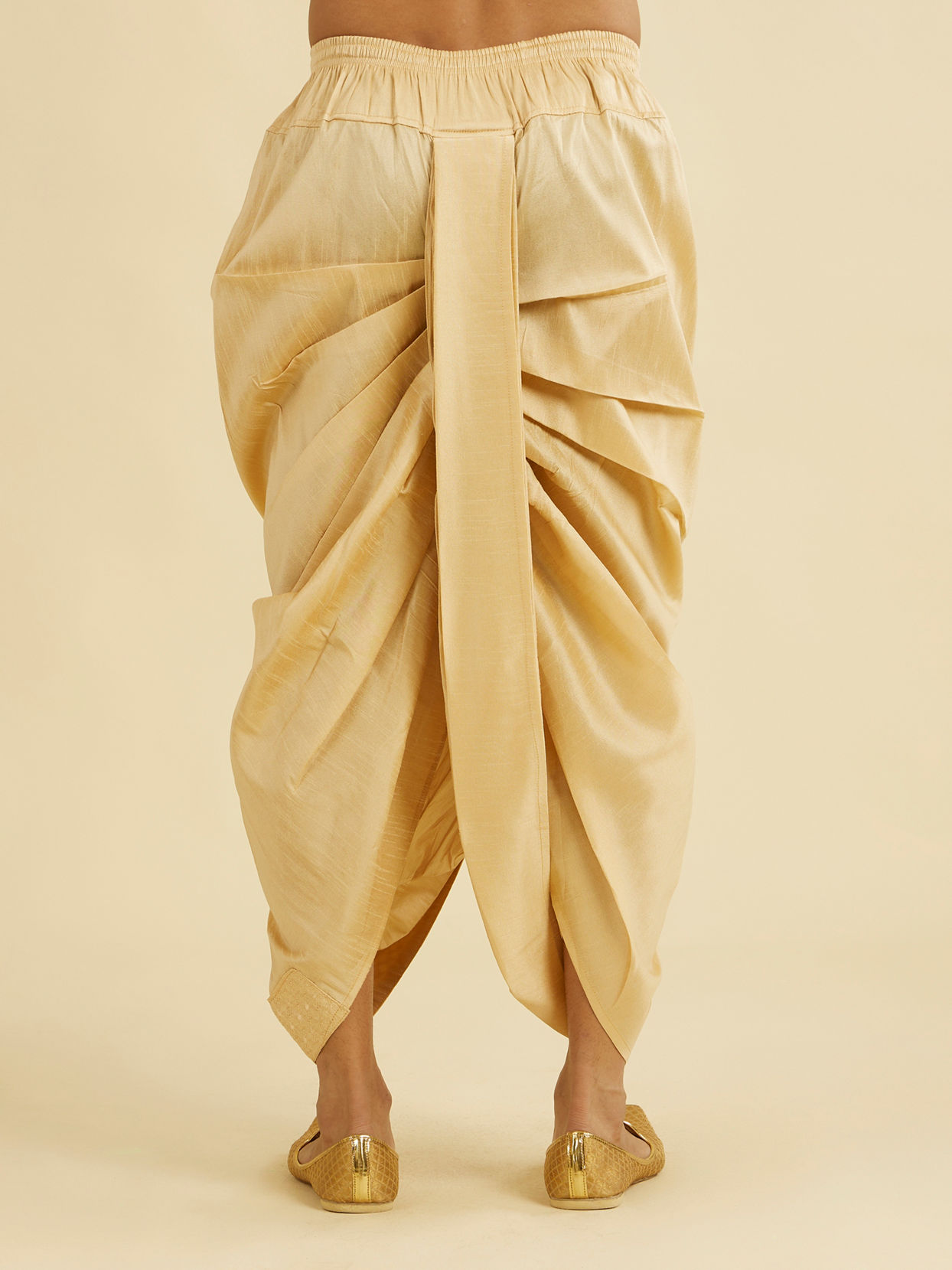 Manyavar Men Fawn Festivity Dhoti
