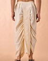 Manyavar Men Regal Cream Ensemble Dhoti