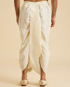 Manyavar Men Creamy Elegance Dhoti