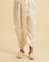 Manyavar Men Cream Elegance Dhoti