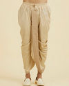 Manyavar Men Beige Ethereal Dhoti