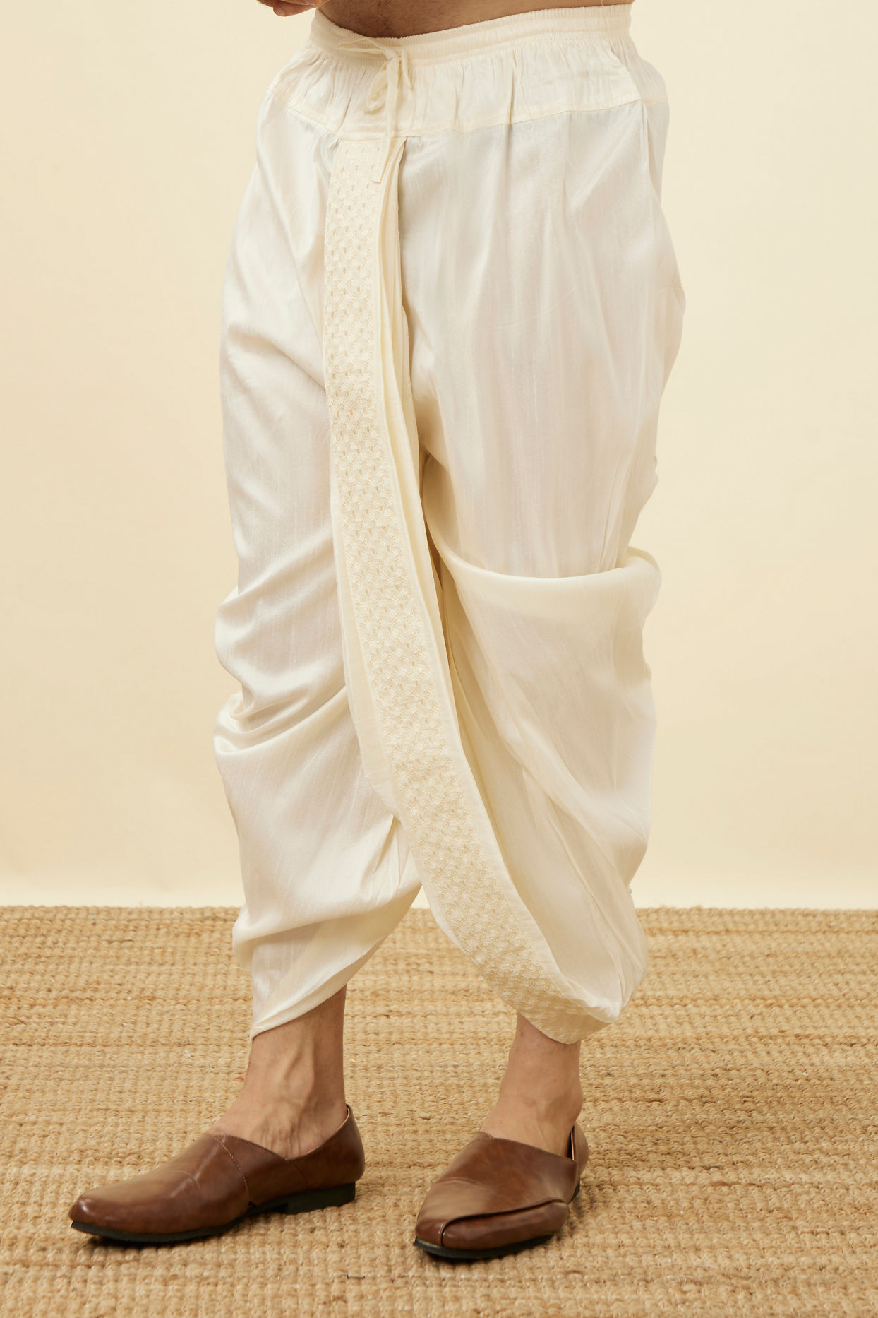 Off white Dhoti image number 2