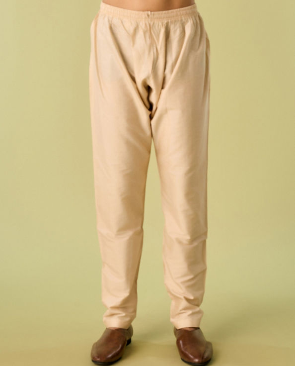 Diwas Men Impressive Beige Kurta Jacket Set