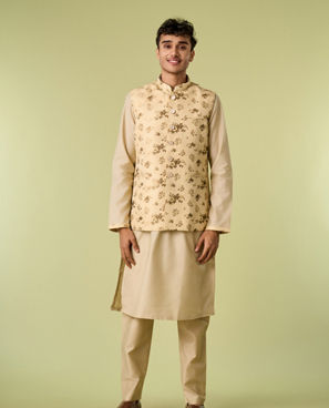 Diwas Men Emerald Radiance Kurta Jacket Set