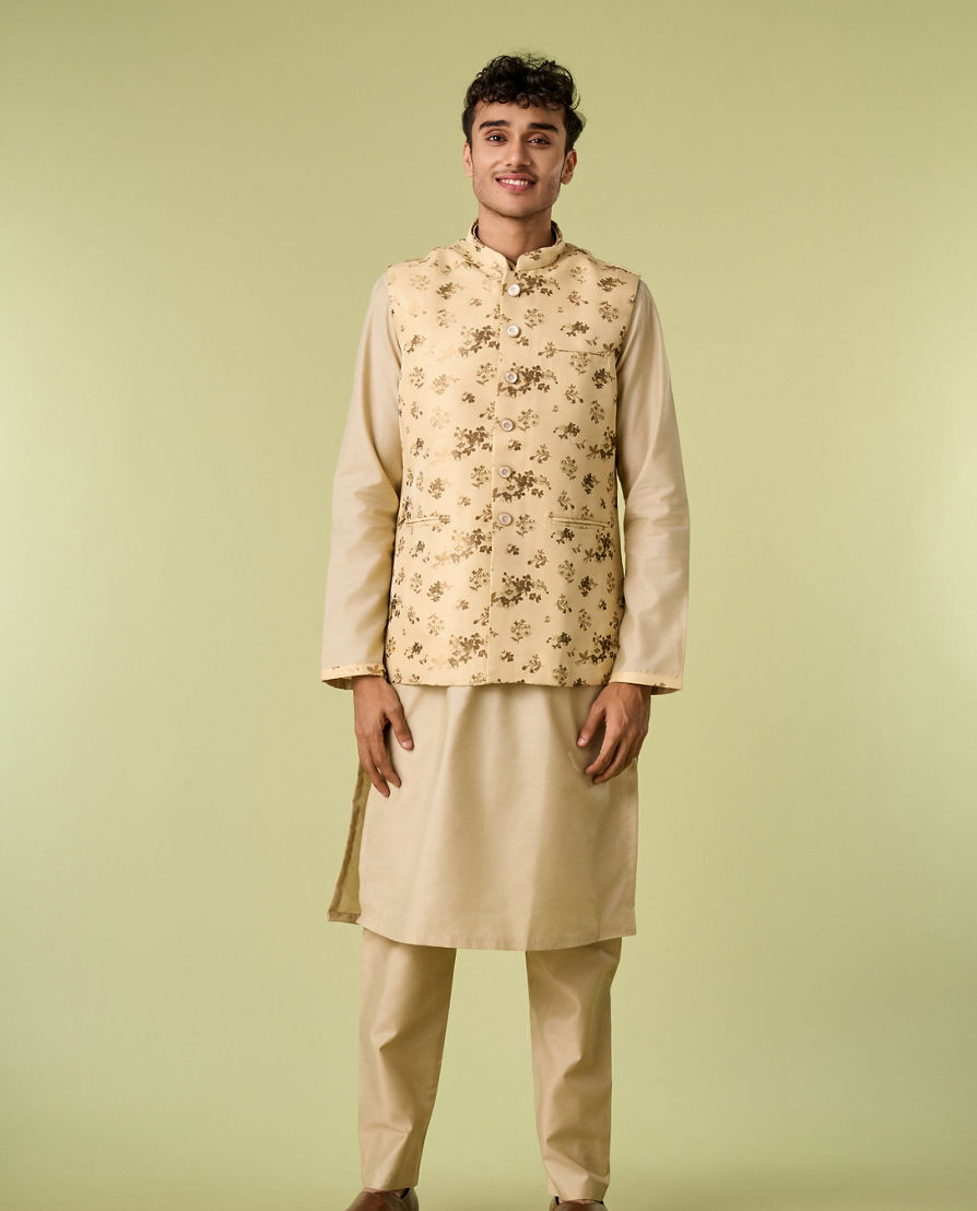 Diwas Men Emerald Radiance Kurta Jacket Set