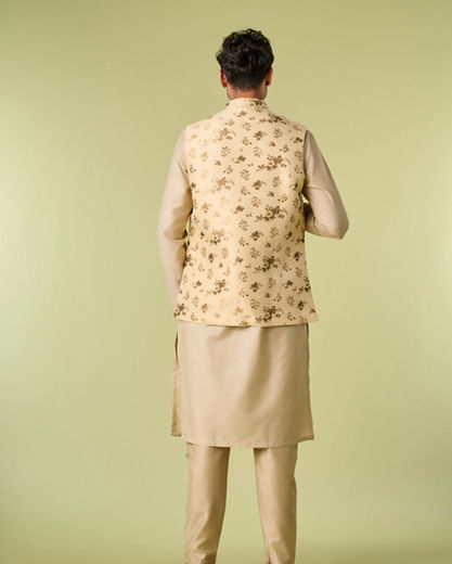 Diwas Men Emerald Radiance Kurta Jacket Set