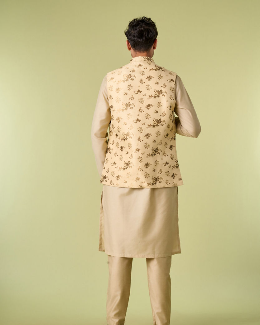 Diwas Men Emerald Radiance Kurta Jacket Set