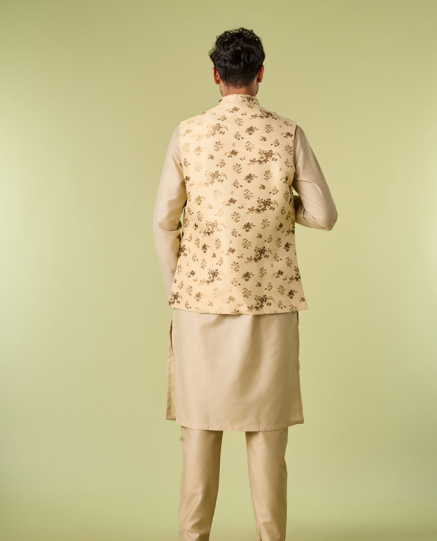 Diwas Men Emerald Radiance Kurta Jacket Set