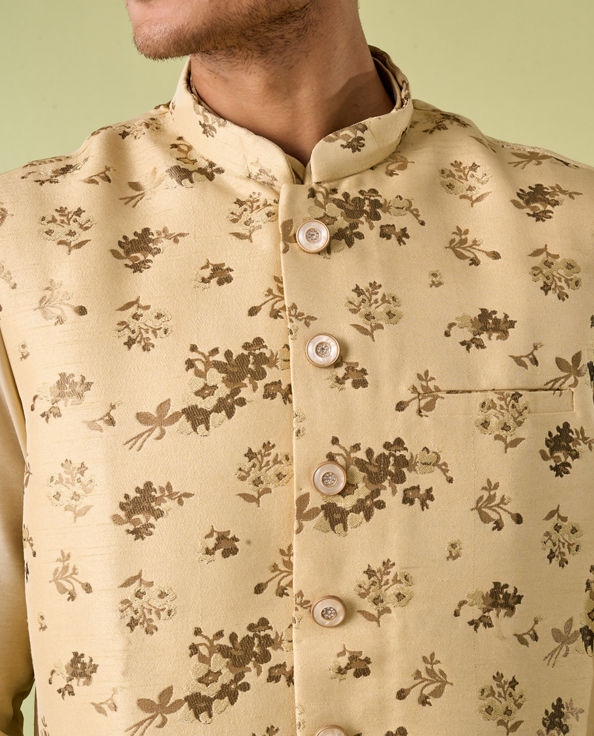 Diwas Men Emerald Radiance Kurta Jacket Set