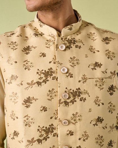 Diwas Men Emerald Radiance Kurta Jacket Set