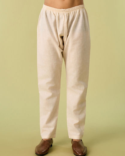 Diwas Men Beige Elegance Kurta Jacket Set