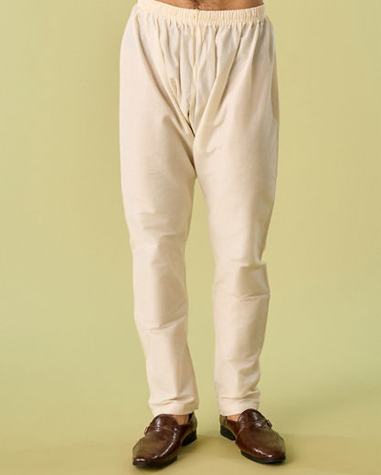 Diwas Men Enthralling Rani Yellow Kurta Jacket Set