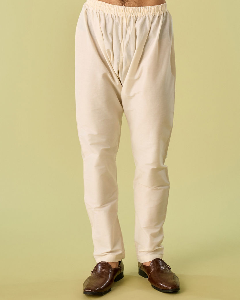 Diwas Men Enthralling Rani Yellow Kurta Jacket Set