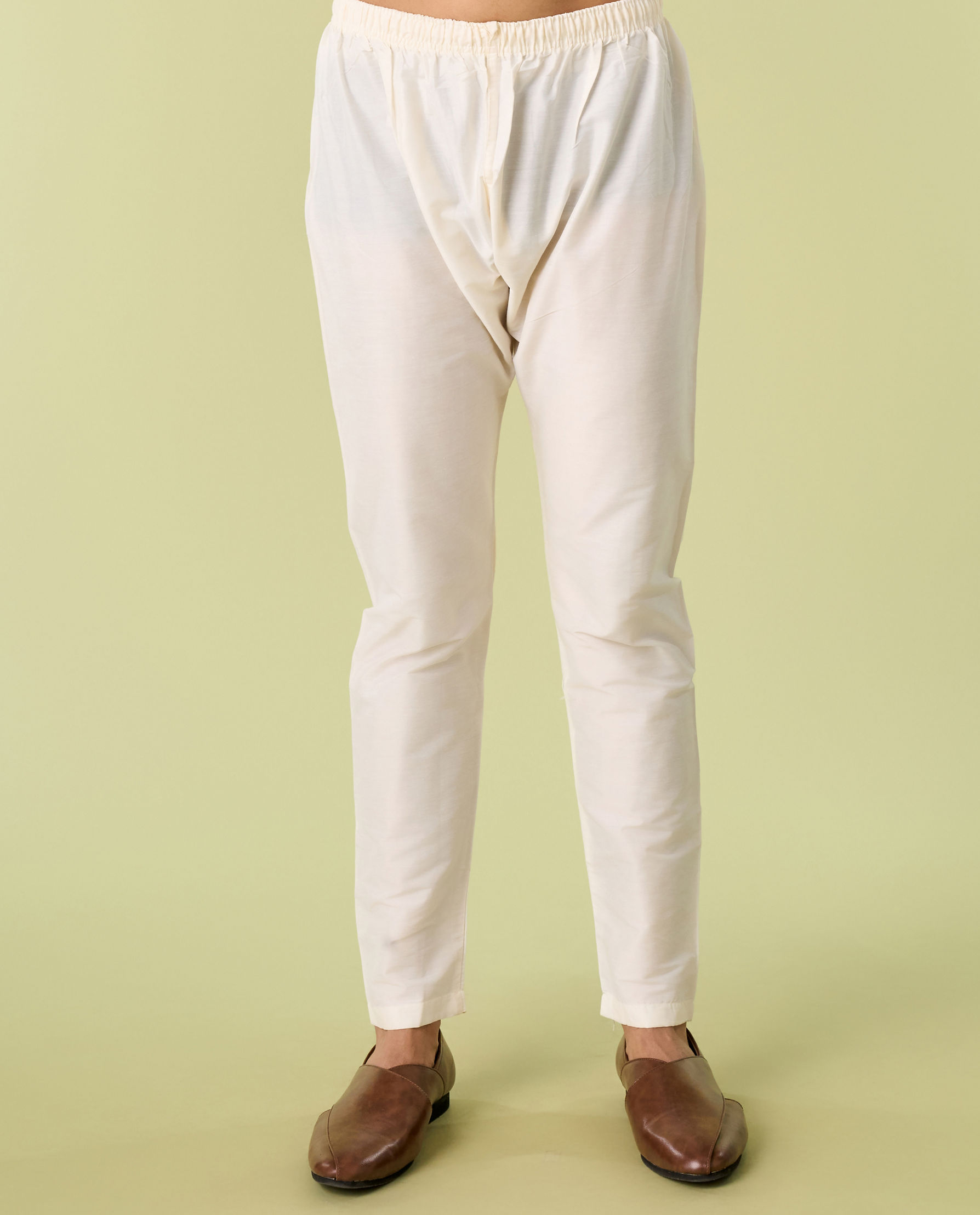 Diwas Men Enigmatic Cream Kurta Jacket Set