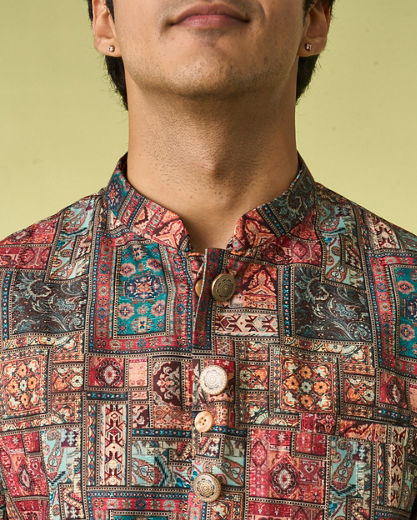 Diwas Men Rustic Elegance Kurta Jacket Set