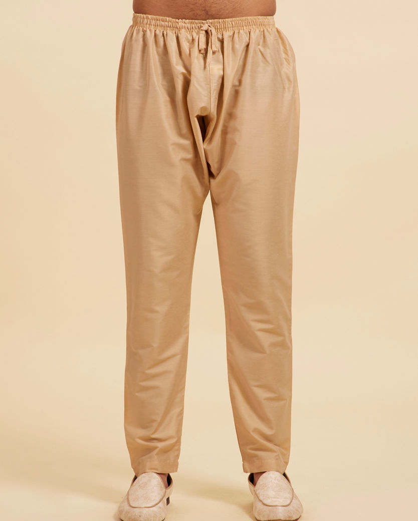 Diwas Men Sand Beige Pencil Fit Pyjama