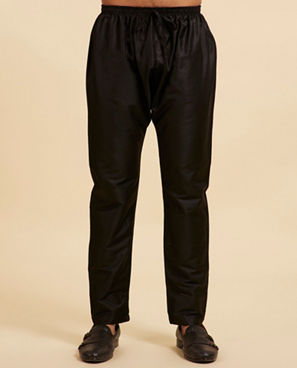 Diwas Men Midnight Black Pencil Fit Pajama