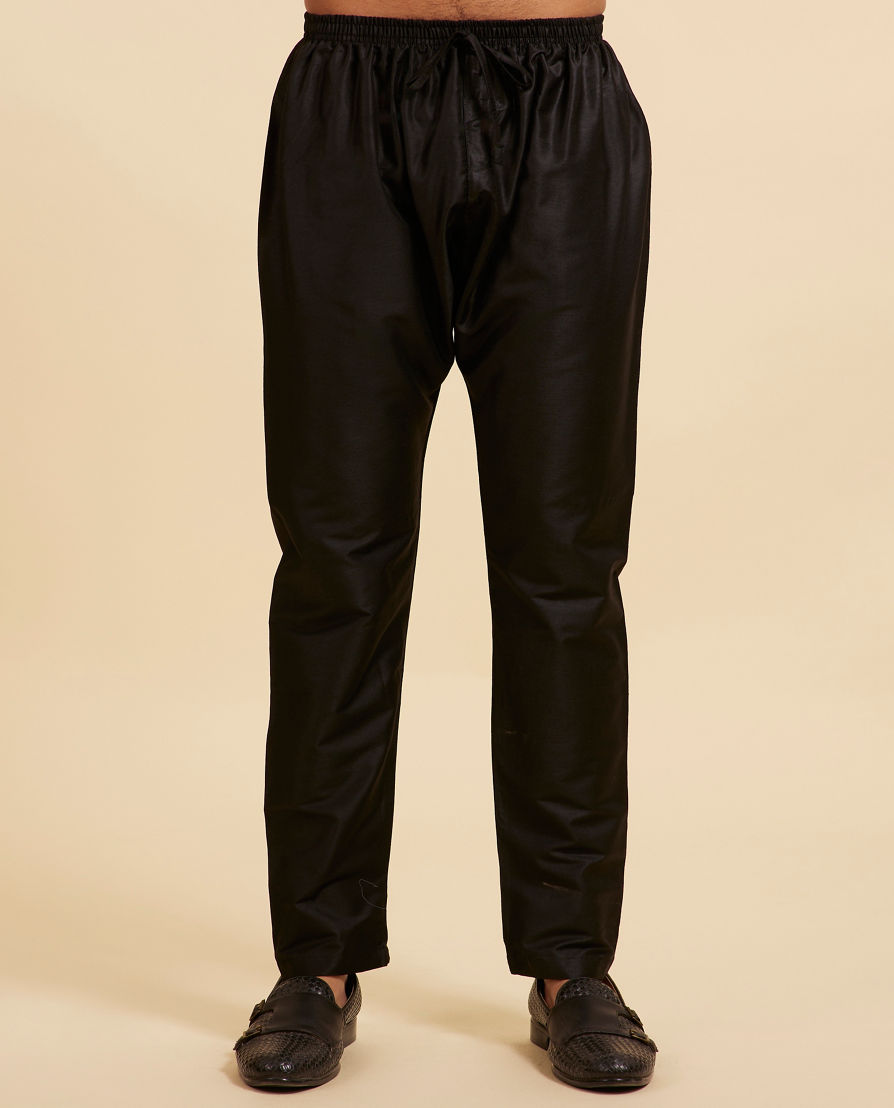 Diwas Men Midnight Black Pencil Fit Pajama