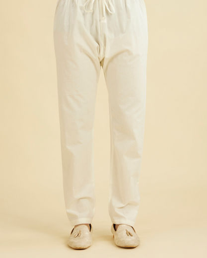 Diwas Men Cream Cotton Delight Pajama