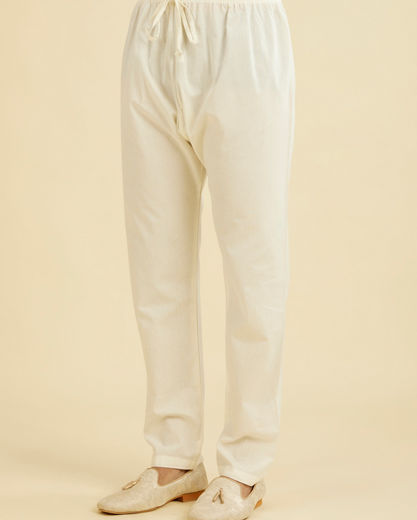 Diwas Men Cream Cotton Delight Pajama