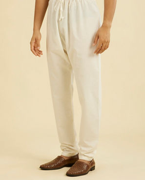 Diwas Men Cotton Classic Pajama Cream