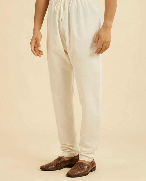 Diwas Men Cotton Classic Churidar Cream